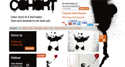 Desktop Screenshot of cohortstencils.com